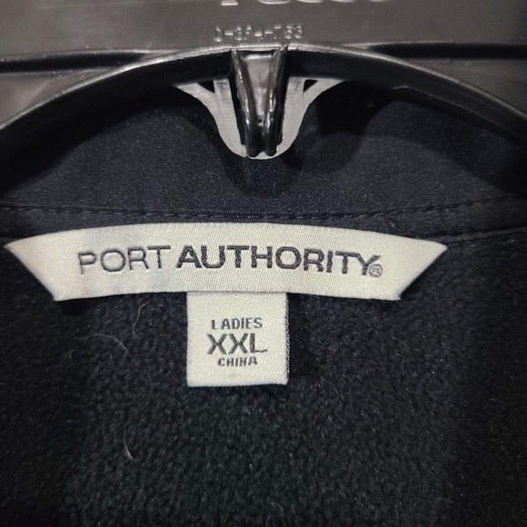 Port Authority Womens Black Semi Fitted Soft Shell Logo Vest Size XXL Fits XL - Picture 5 of 7